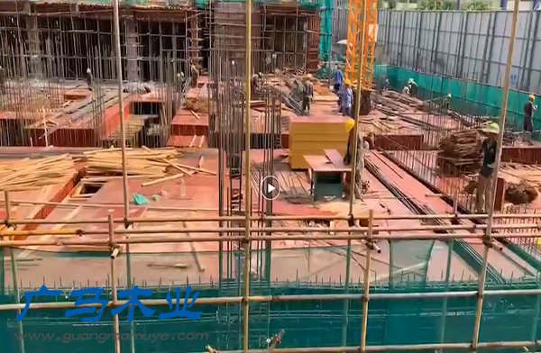 柳州建筑模板工程工地施工现场