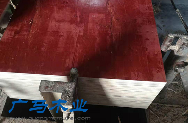 柳州建筑模板，10-18mm厚红色多层板厂家定制批发